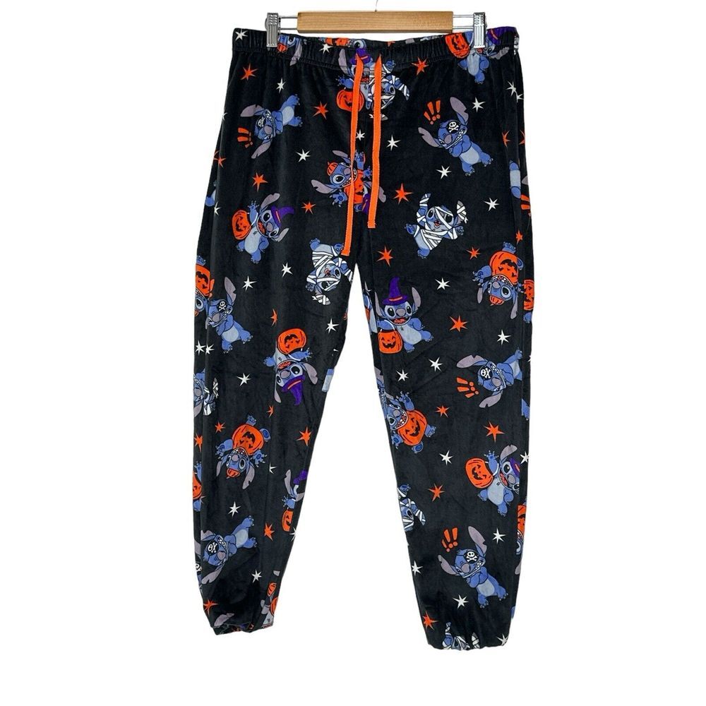 Disney Lilo Stitch Pajama Pants Women Halloween Bottoms Medium‎ Soft